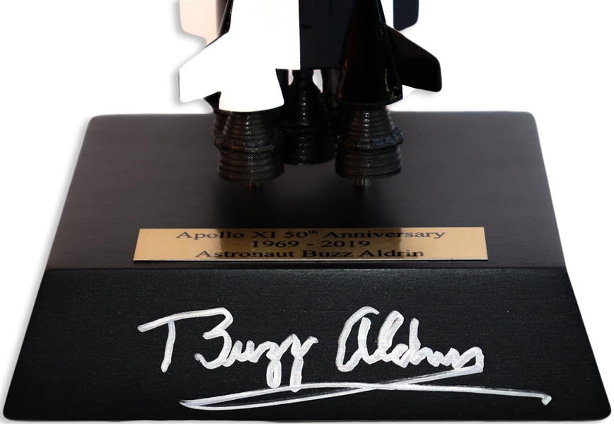 Buzz Aldrin Signed Apollo Saturn V Rocket Model